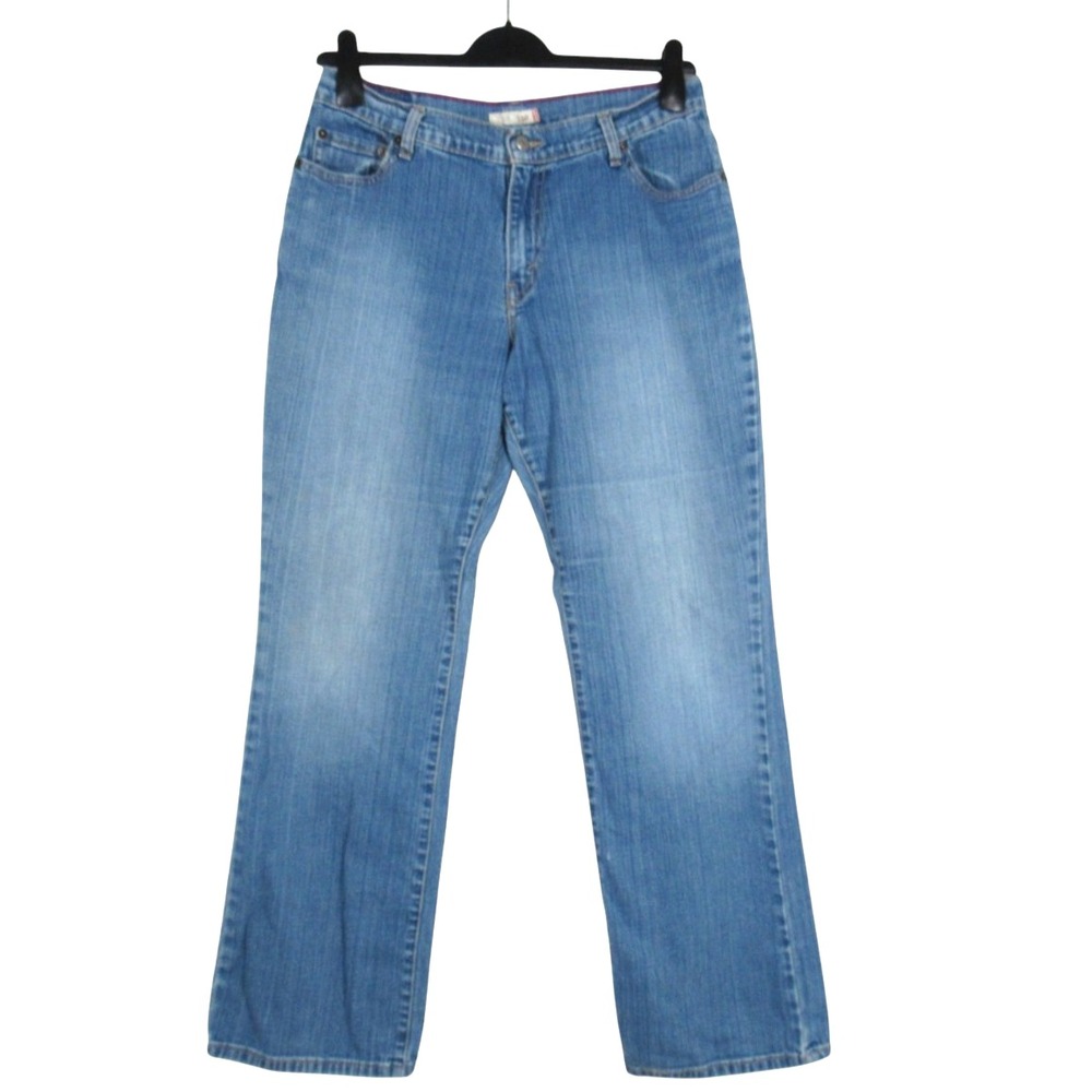 LEVI'S Women's 550 RELAXED FIT BOOTCUT Mid-Rise STRETCH DENIM JEANS Sz 14M